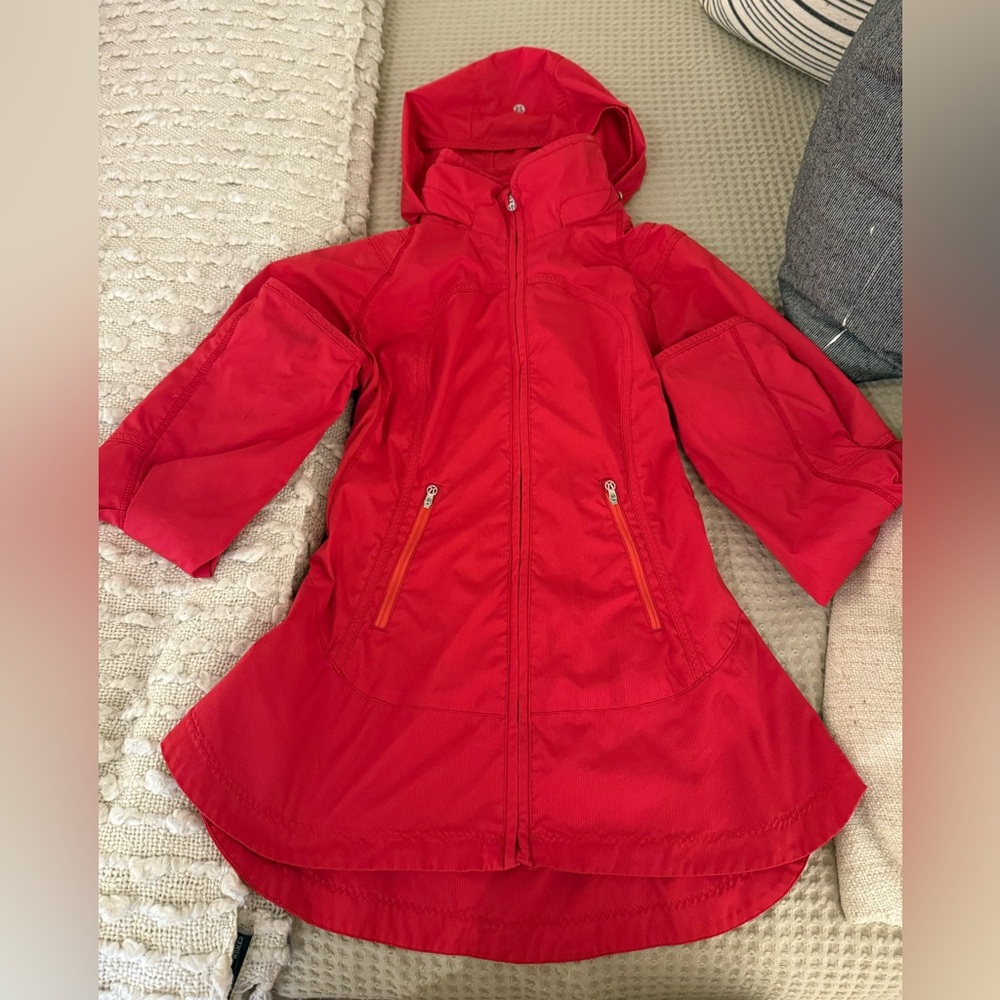 LULULEMON Red Zip Up Jacket